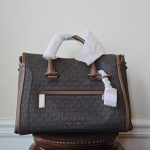 Michael Kors Brown Satchel Bag